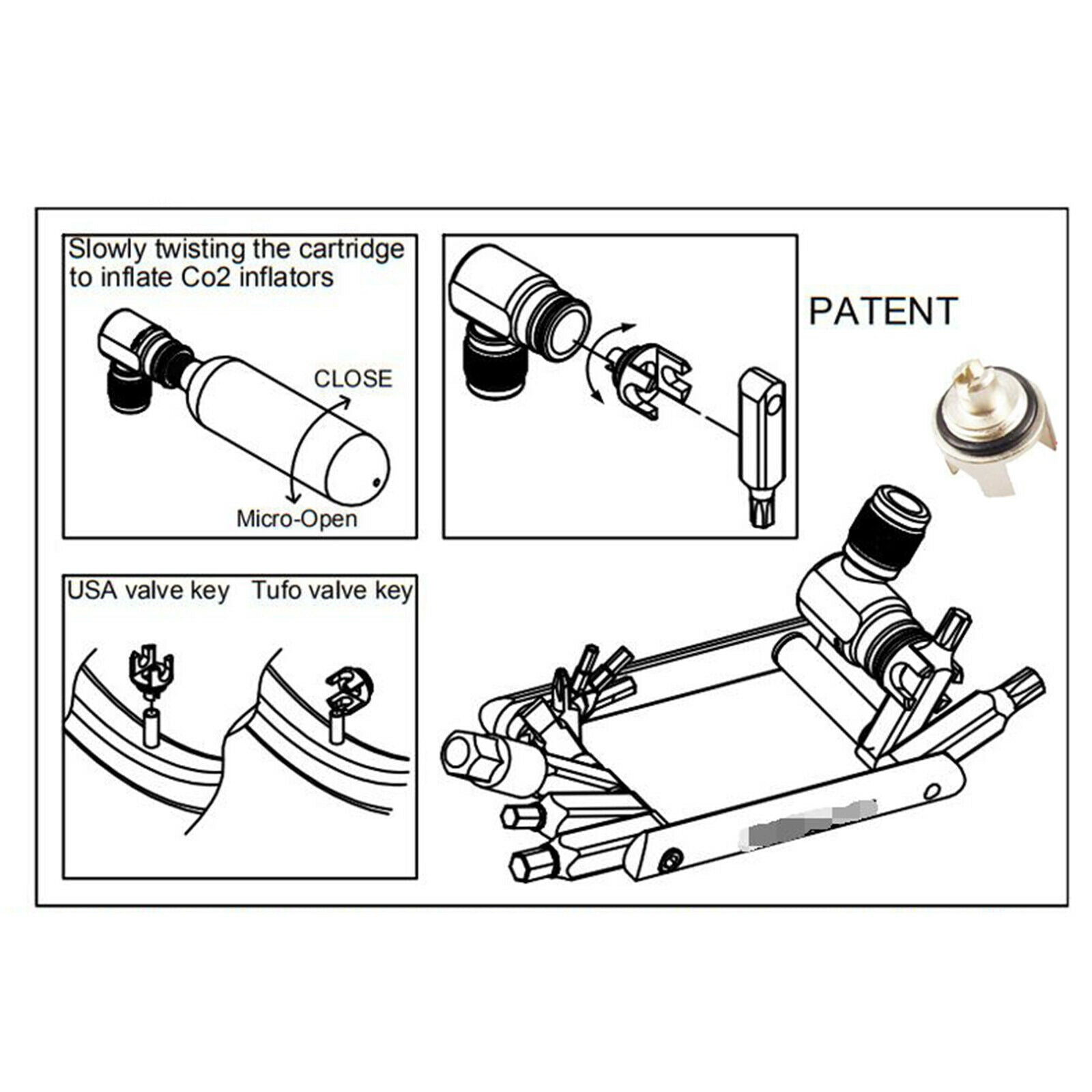 Steel Bike Multi Tools Outdoor Repair Tool Allen Keys Spoke Wrench Fixed Set