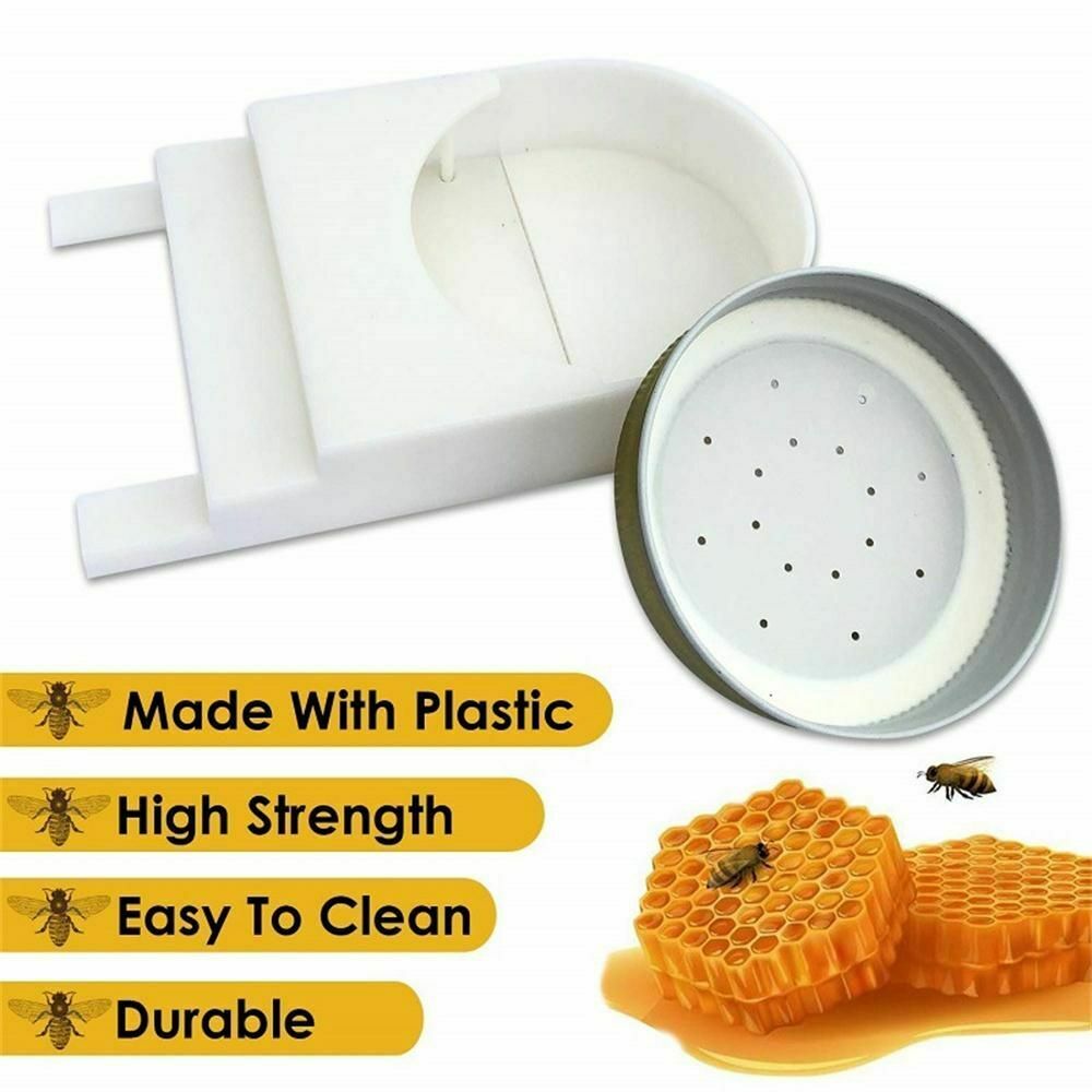 Beekeeper Honeycomb Entrance Water Feeder Bee Water Feeding Plastic Equipment