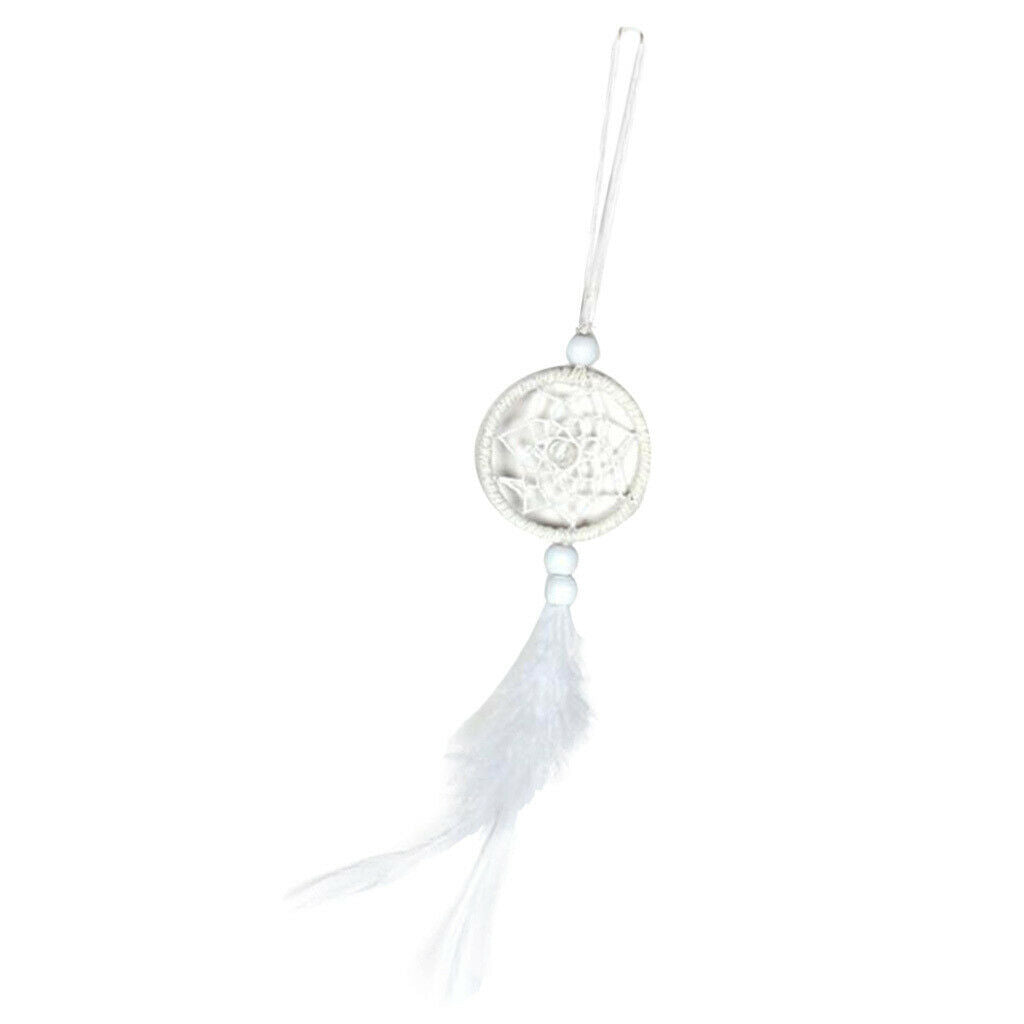 Crafts Dream Catcher Wind Chimes Handmade Dreamcatcher Net Hanging Car Decor