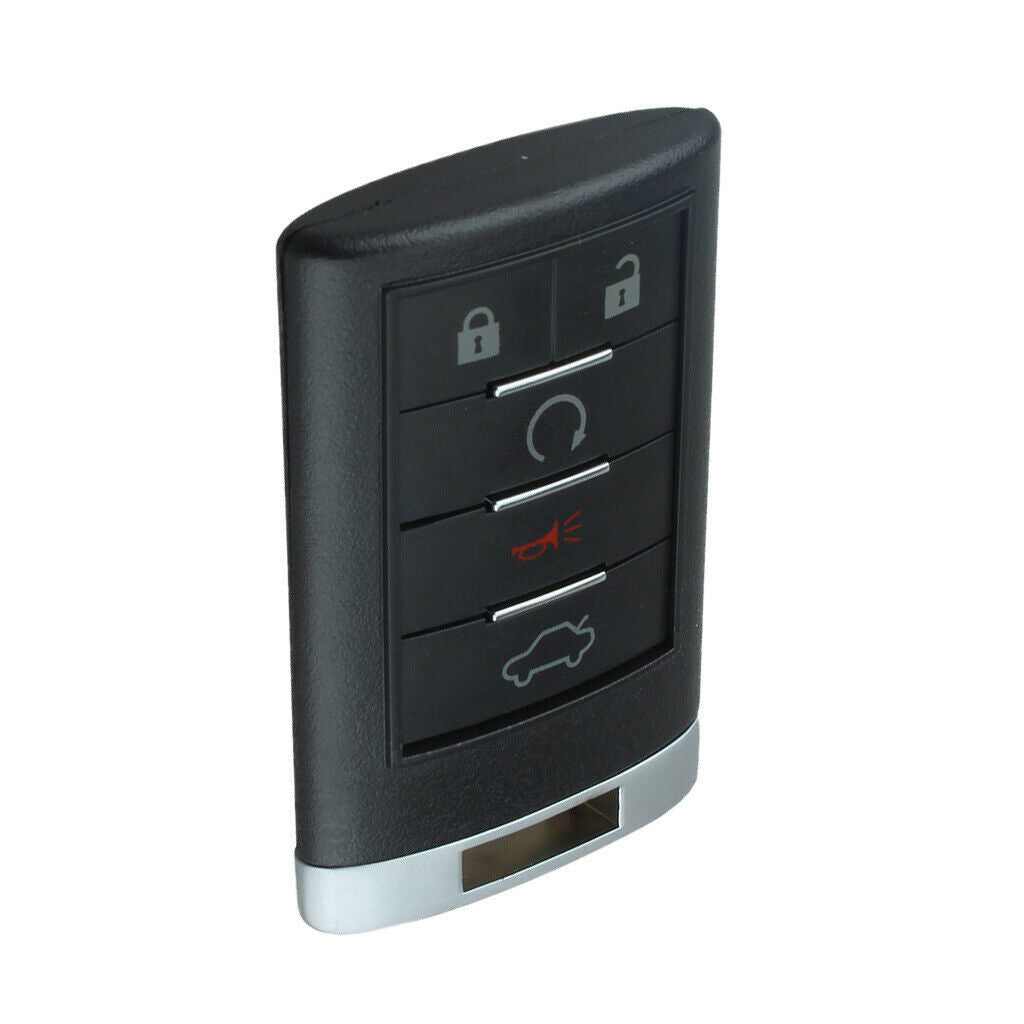 5-Button Remote Start Keyless Entry Key Fob Replacement for Cadillac