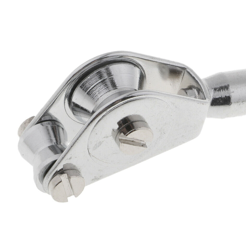 Fishing Boat Stand-up Rod Roller Guide Double Roller Rod Tip Top Guides 5#