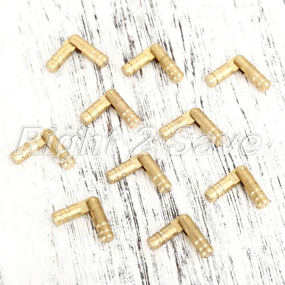 10pcs Jewelry Box Mini Case Hidden Invisible Concealed Barrel Hinge Pure Copper