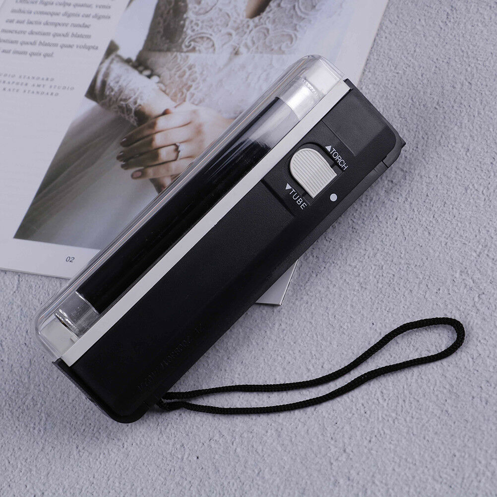 Mini portable ultra violet UV light lamp torch with LED flashlight lj JC.l8