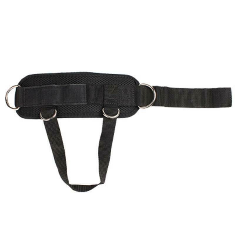 Adjustable 4 D-Ring Ankle Straps Gym Foot Cable Machine Fitness Thigh Glute Pad