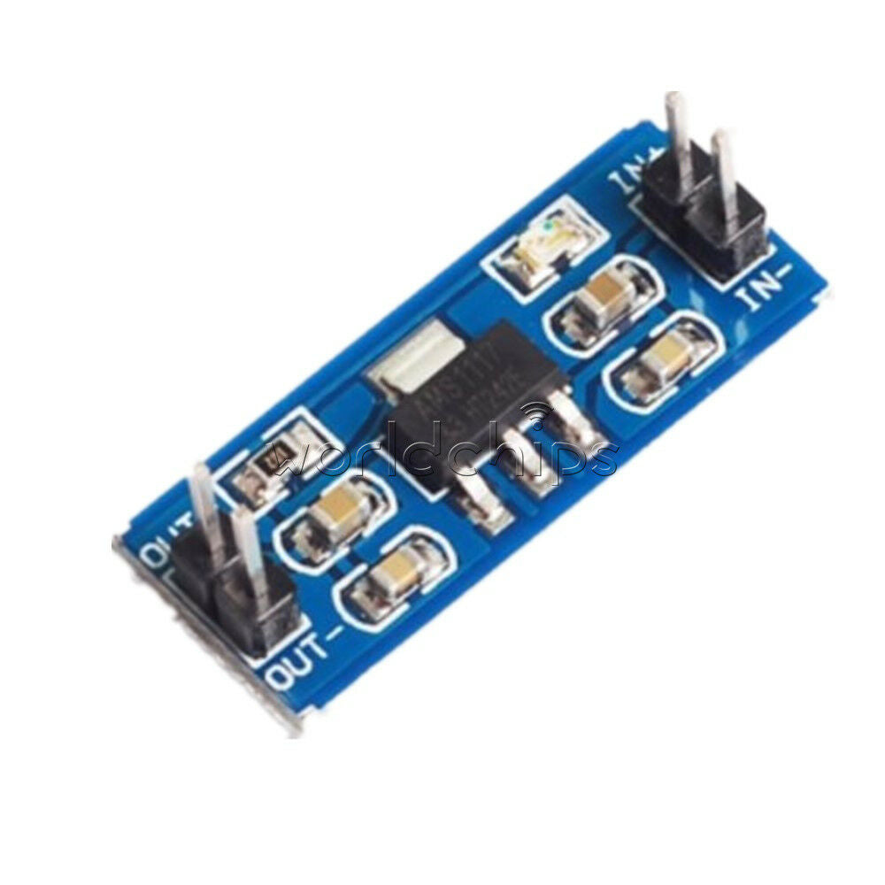 5Pcs DC/DC 4.5V-7V to 3.3V AMS1117-3.3V Power Supply Module Voltage Regulator