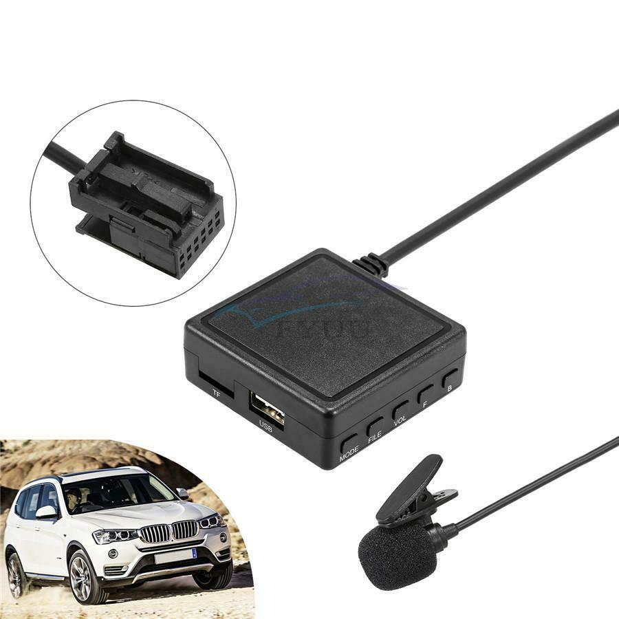 1PCS For BMW Series Car Wireless Bluetooth Stereo Audio AUX-IN Cable Adapter