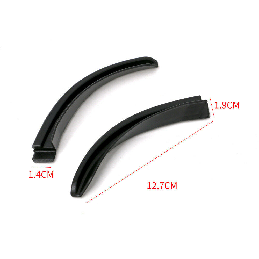 Rain Gutter Extension Deflector For 18-21 Jeep Wrangler JL JLU & Gladiator JT
