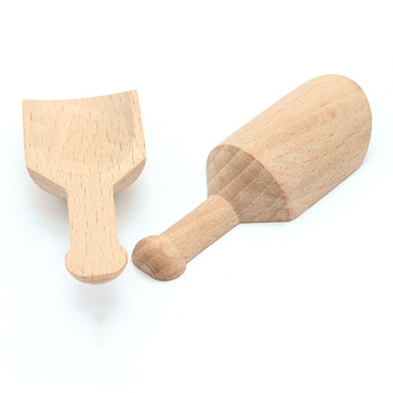 Wooden Scoops Bath Salt Spoon Candy Flour Spoon Scoops Kitchen Utensi.l8