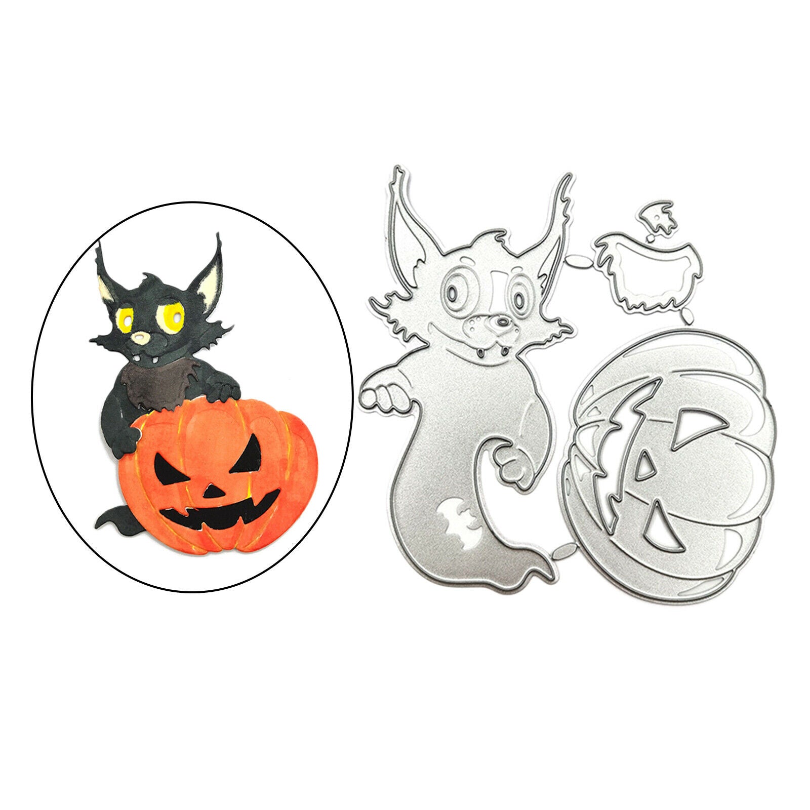 Halloween Pumpkin Thief Embossing Die Cut Mould Kit Scrapbook DIY Tool Decor