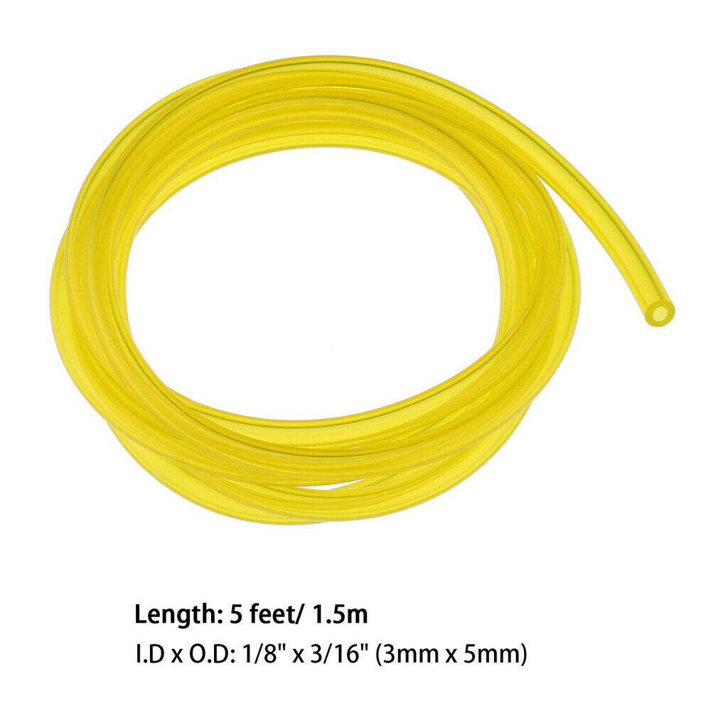 20-Feet Fuel Line Hose (4 Sizes) & 8Pcs Fuel Filters - Great Replacement set