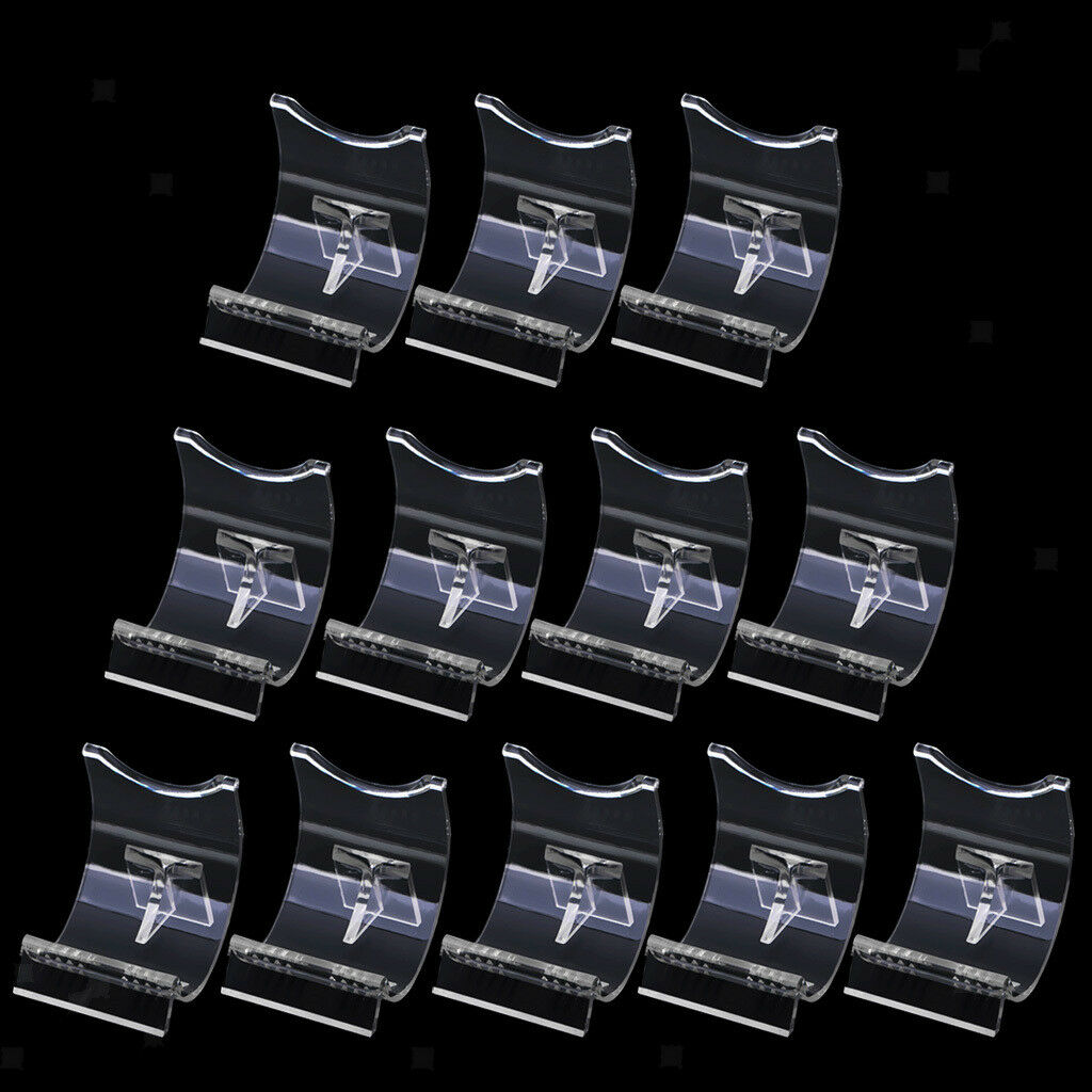 12PCS Lighter Display Stand Clear Acrylic Easel Holder for Lighters Fashion