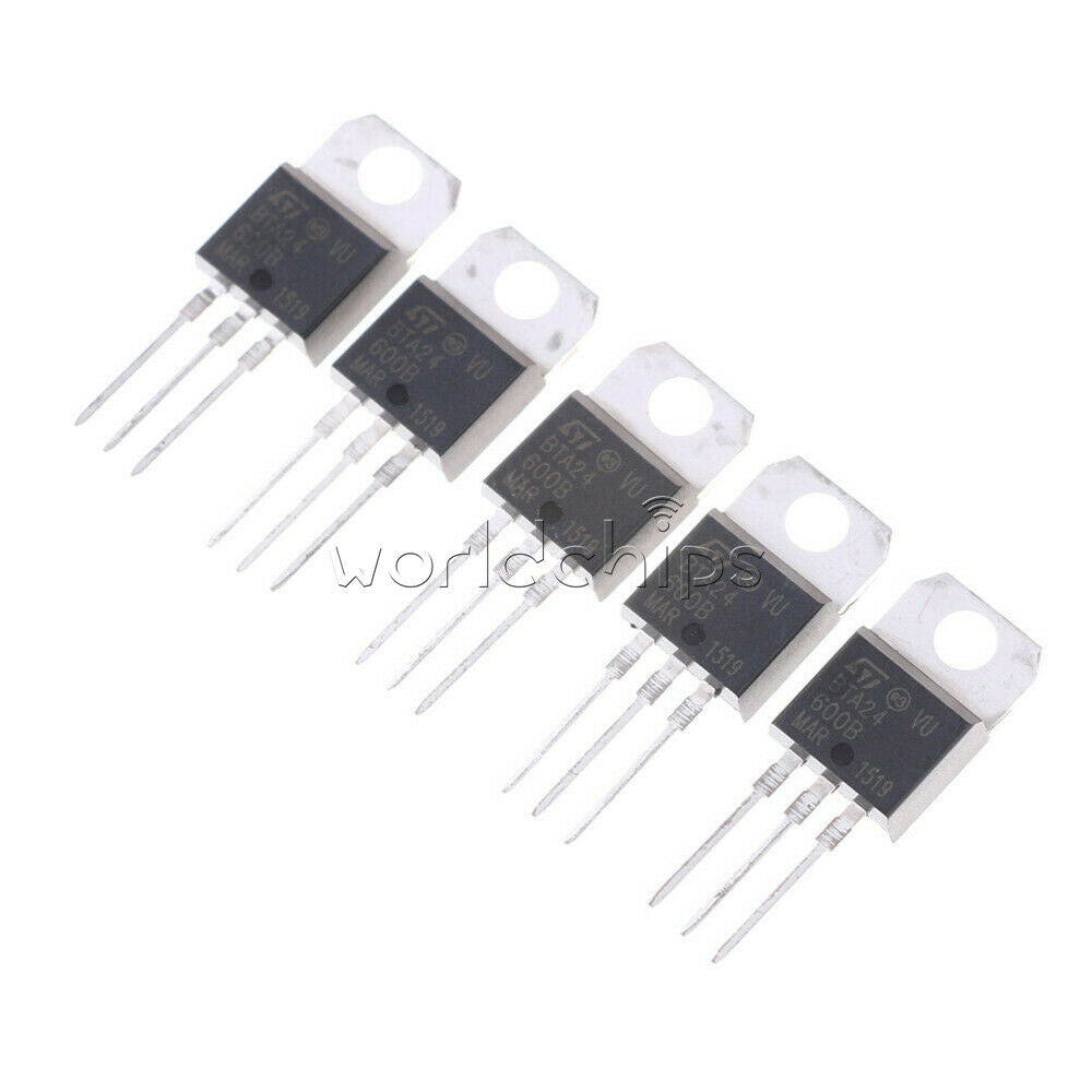 10PCS BTA24-600B BTA24 TRIAC 600V 25A TO-220AB New