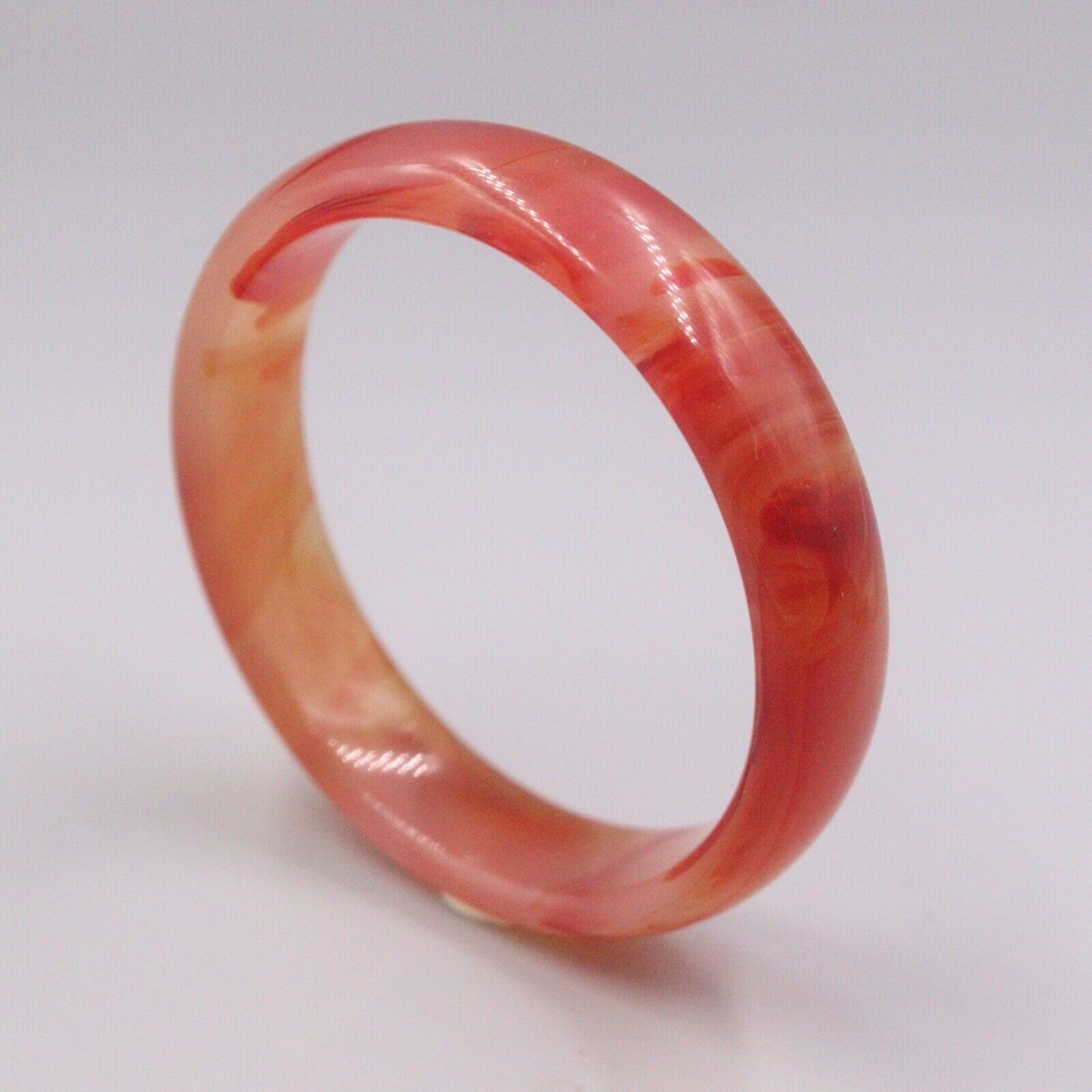 Wholesale 7pcs multicolor glass gbracelet women and men 60-62mm smooth bracelet
