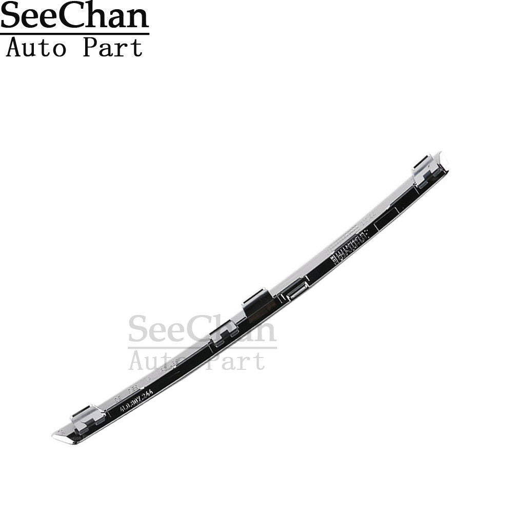 Fit For AUDI Q7 10-15 Right Side Front Bumper Lower Grille Spoiler Trim Chrome