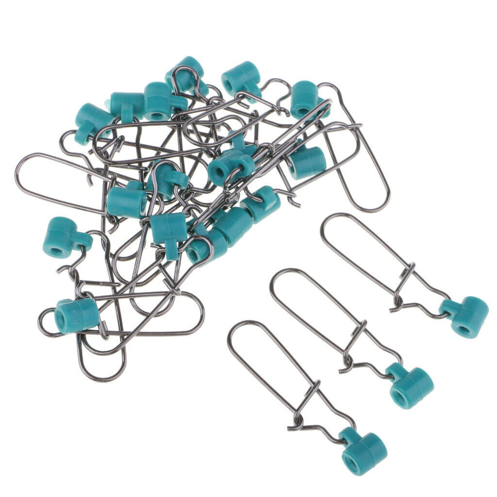 20pcs 20pcs Fishing Line Sinker Slides with Snap, High-Strength Sinker Slider