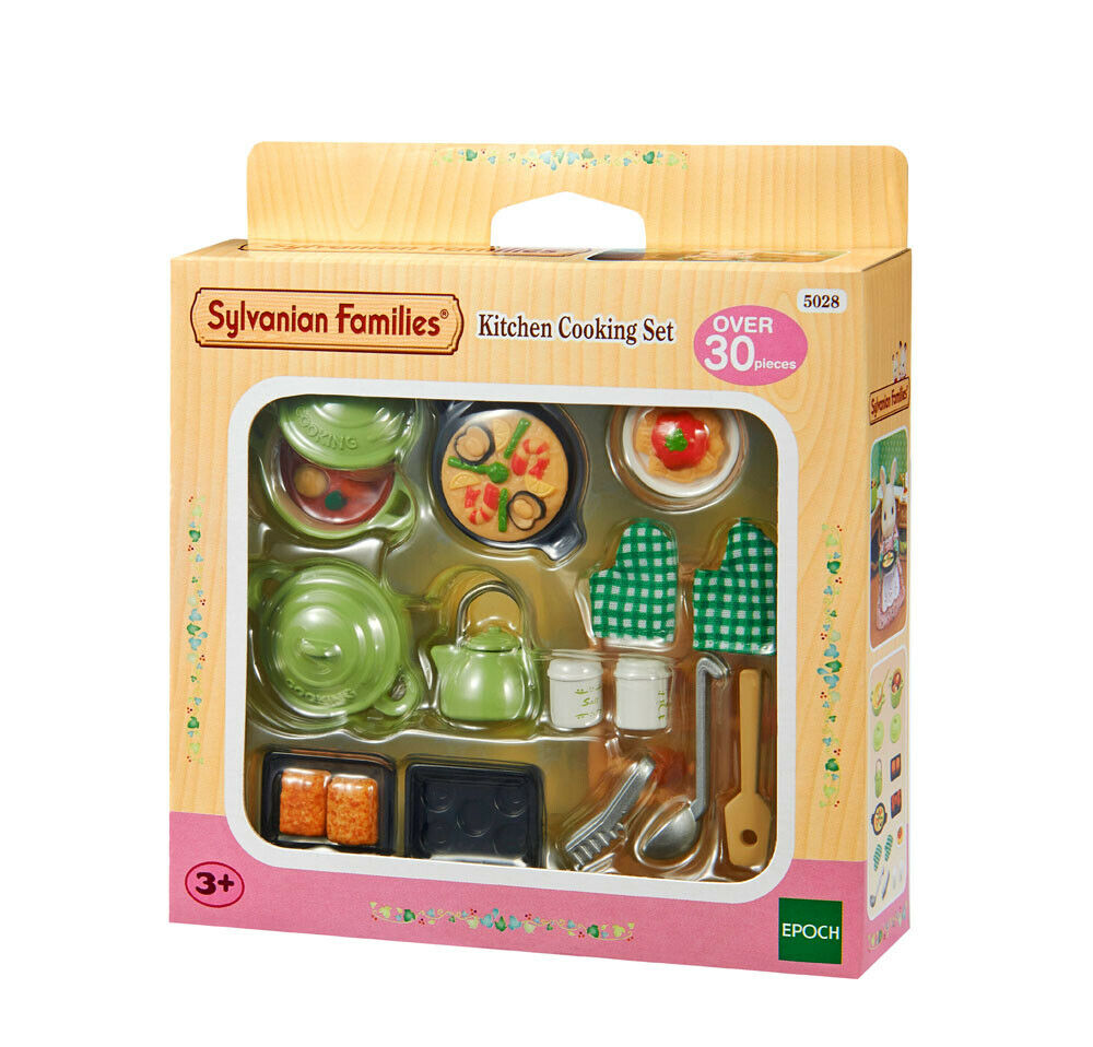 Sylvanian Families Furniture & Accessories 5028 Kitchen Cooking Set /Age 3+