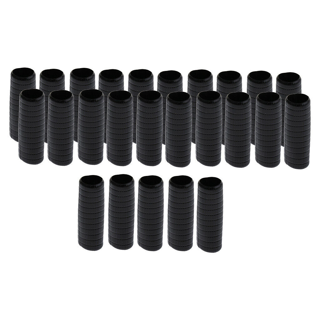 25Pcs Black Violin Bow Skin Violin Bow Wrapping Musical Instrument Tools
