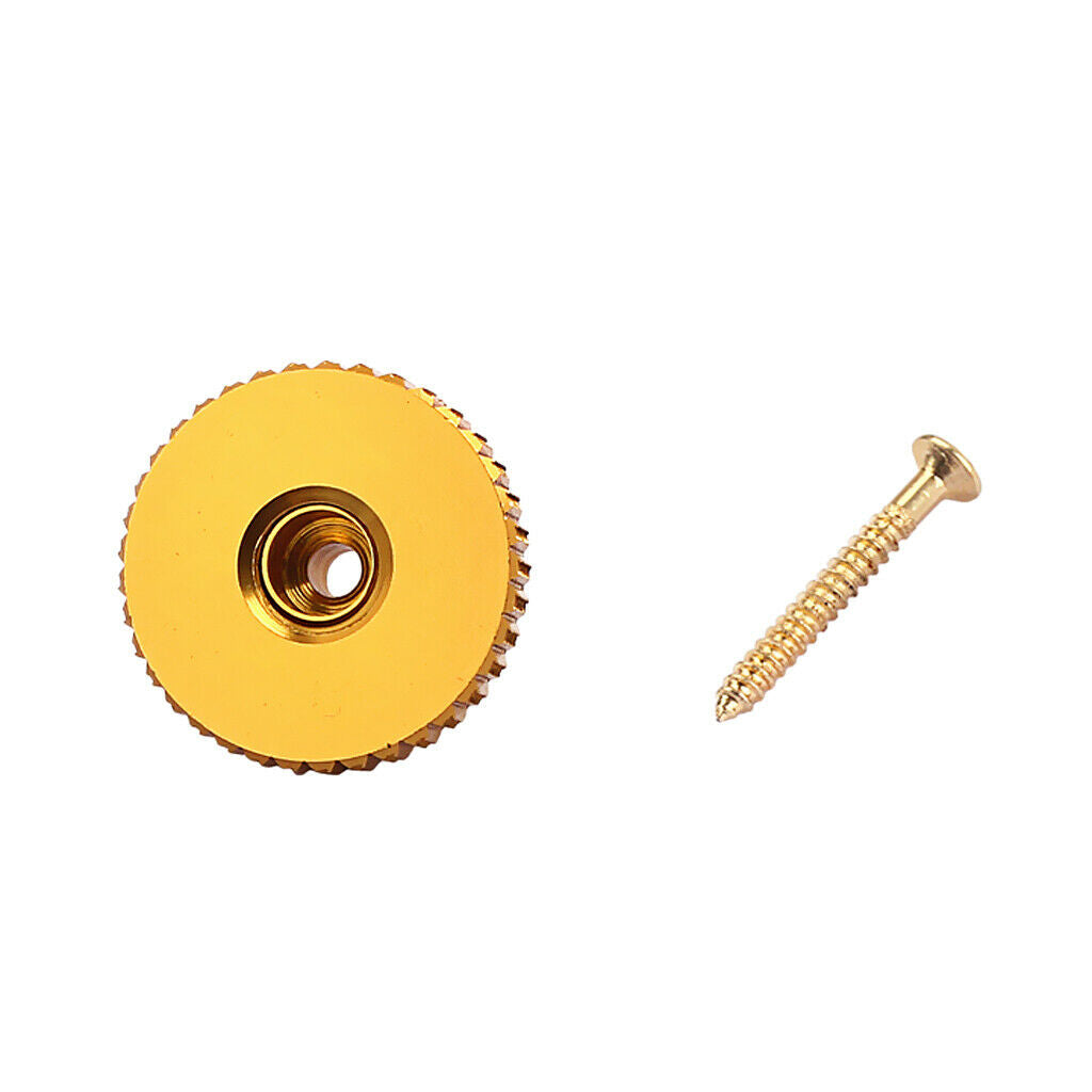 1pc Aluminum Alloy Strap Lock Button For Acoustic Electric Guitar Accessory -