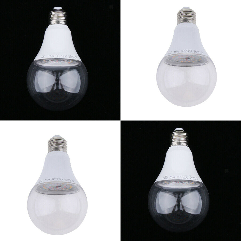 2 Pack E27 Socket Plant Growth Light Lamp LED Bulb for Office Home Garden