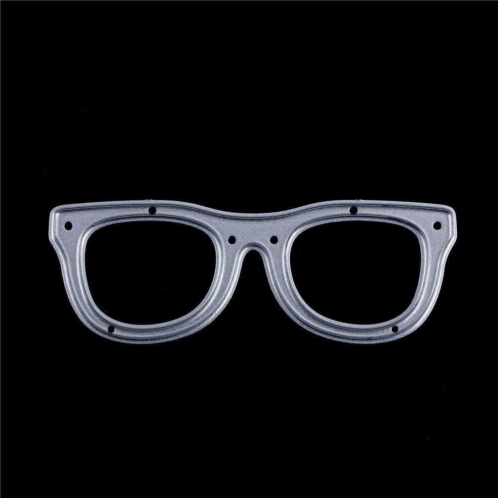 2pcs Glasses Metal Cutting Dies Stencil For Scrapbooking DIY Album Cards .l8