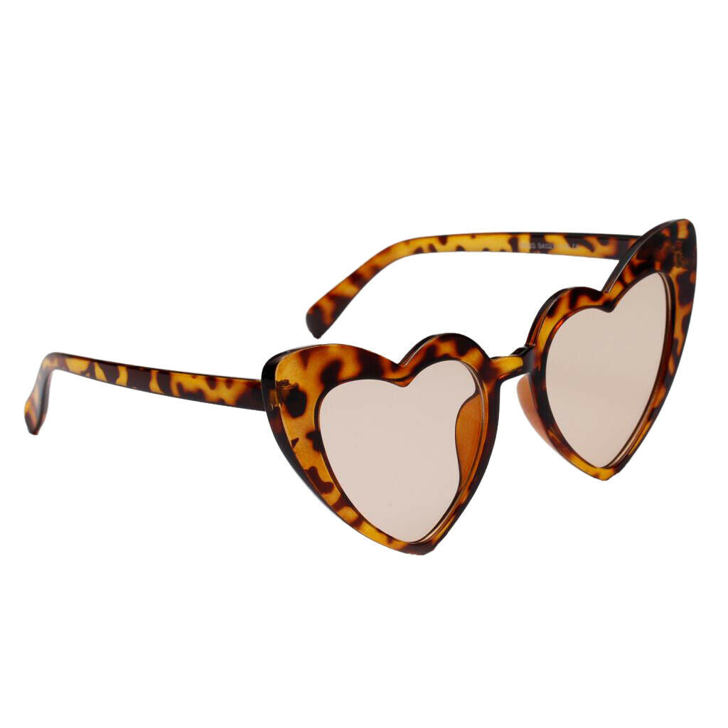 4 Pcs Chic Heart Frame Sunglasses Sun Glasses Luxury Design Party Eyewear