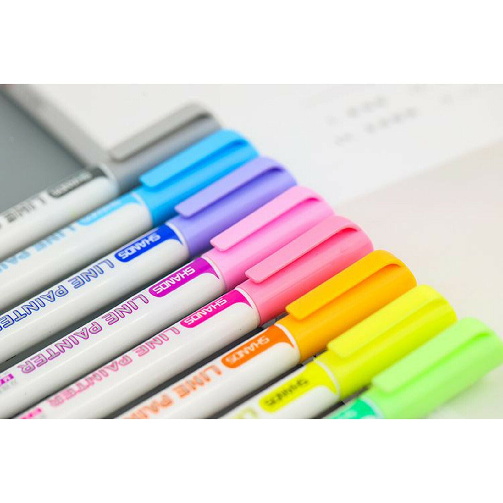 8Color Drawing Double Line Outline Pen Glitter Marker Pen for Kids School Gifts
