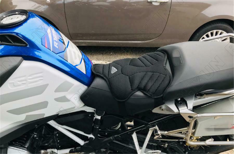Motorcycle Seat Cover Cushion Heat Insulation Air Pad w/ Fixed Straps Universal