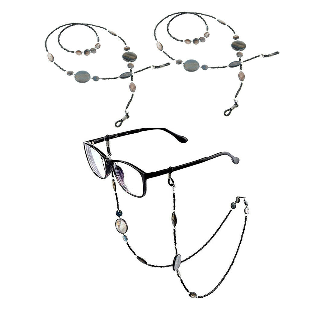 2X Anti Slip Spectacles Sports Strap Cord Eyeglass Sunglass Rope Retainers