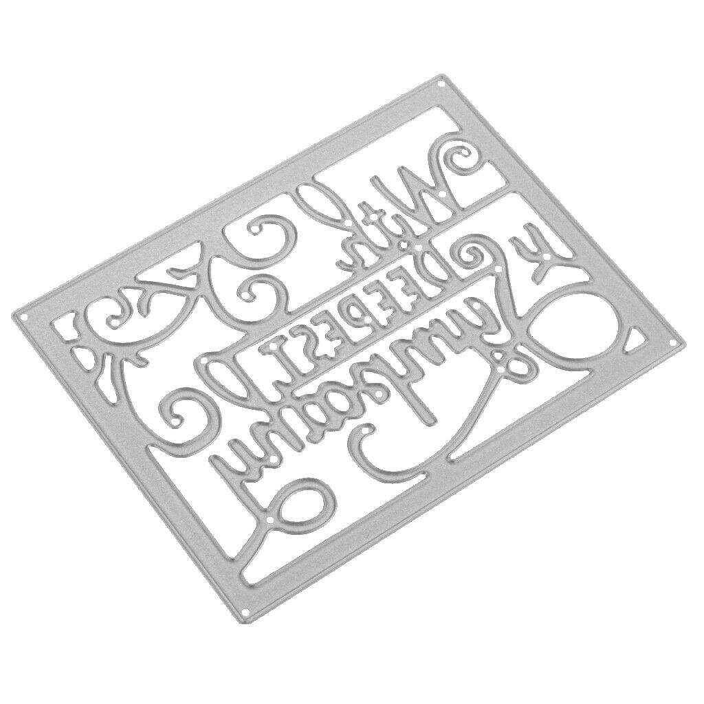 With The Most Deep Sympathy Cutting Dies Stencils Diy Embossing Paper Card