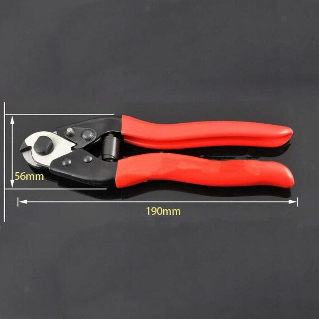 Steel Cable Cutter Wire Rope Shearing Cycle Repair for Bicycle Cable and Housing