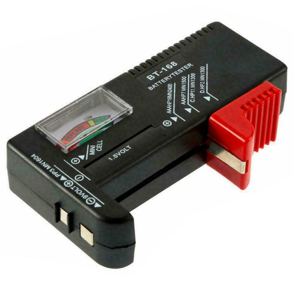 Universal Battery Tester Tool AA AAA C D 9V Button 0 Checker FAST L0Z L7W2