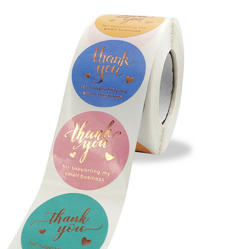 500pcs/set 1.5inch Thank You For Your Order Stickers For Wedding Label St.l8
