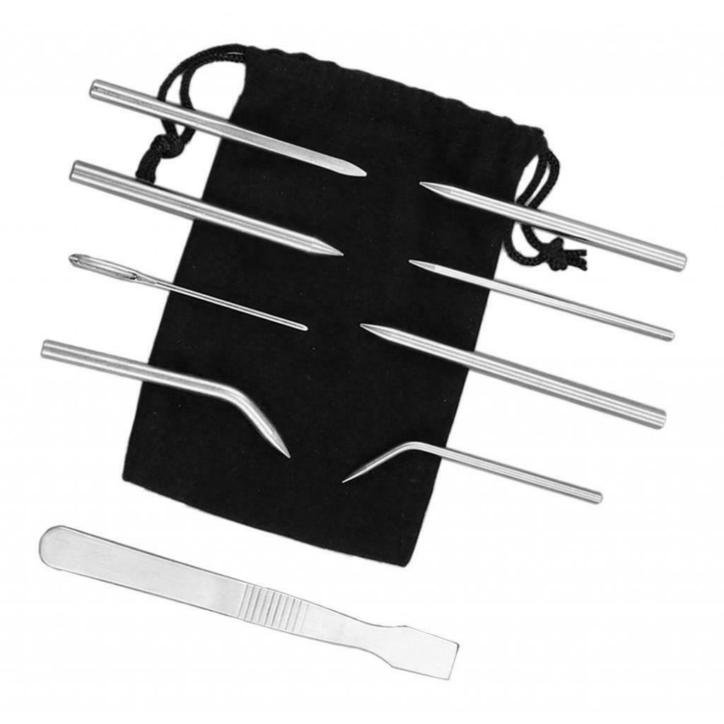 9 Pcs Paracord FID Lacing Needles for Laces and Strings, Stainless Steel, with