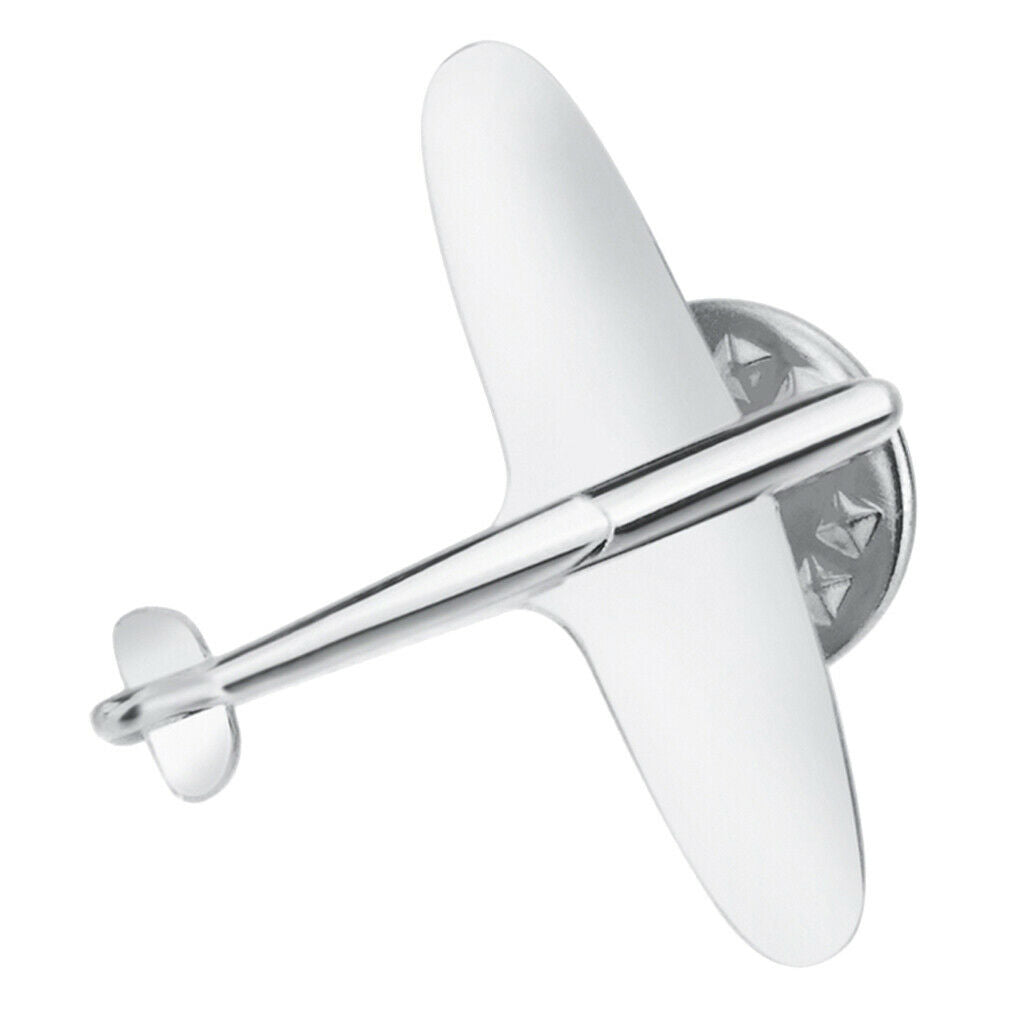 Funny Plane Shape Men Lapel Pin Brooch Badge Buckle Engagement Jewelry