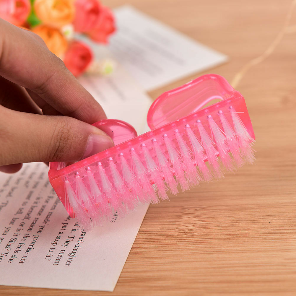 1Pc Pro Acrylic Nail Clean Cleaning Brush Finger Nail Art Tools Kit GwY&KNM BU