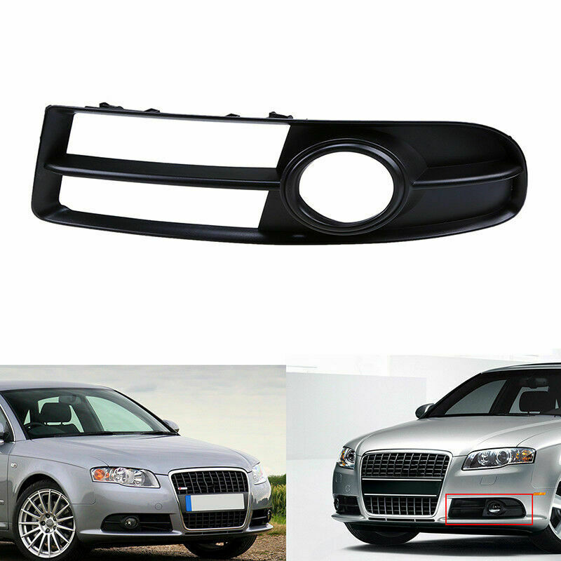 Front Right Side Fog Light Grille Cover For Audi A4 B7 S-Line Quattro 2005-2008