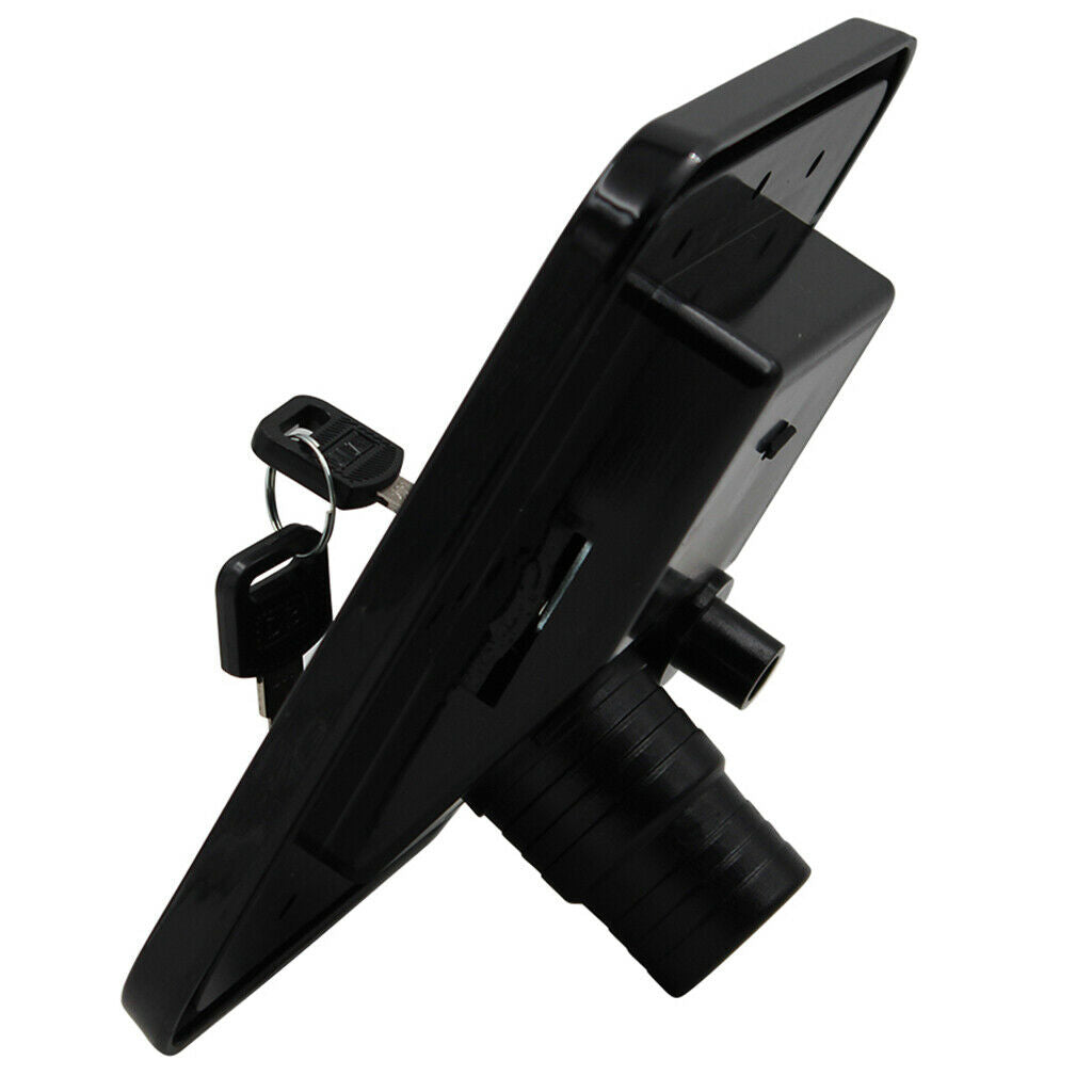 Black RV Trailer Motorhome Gravity City Water Tank Inlet Fill Dish Lockable