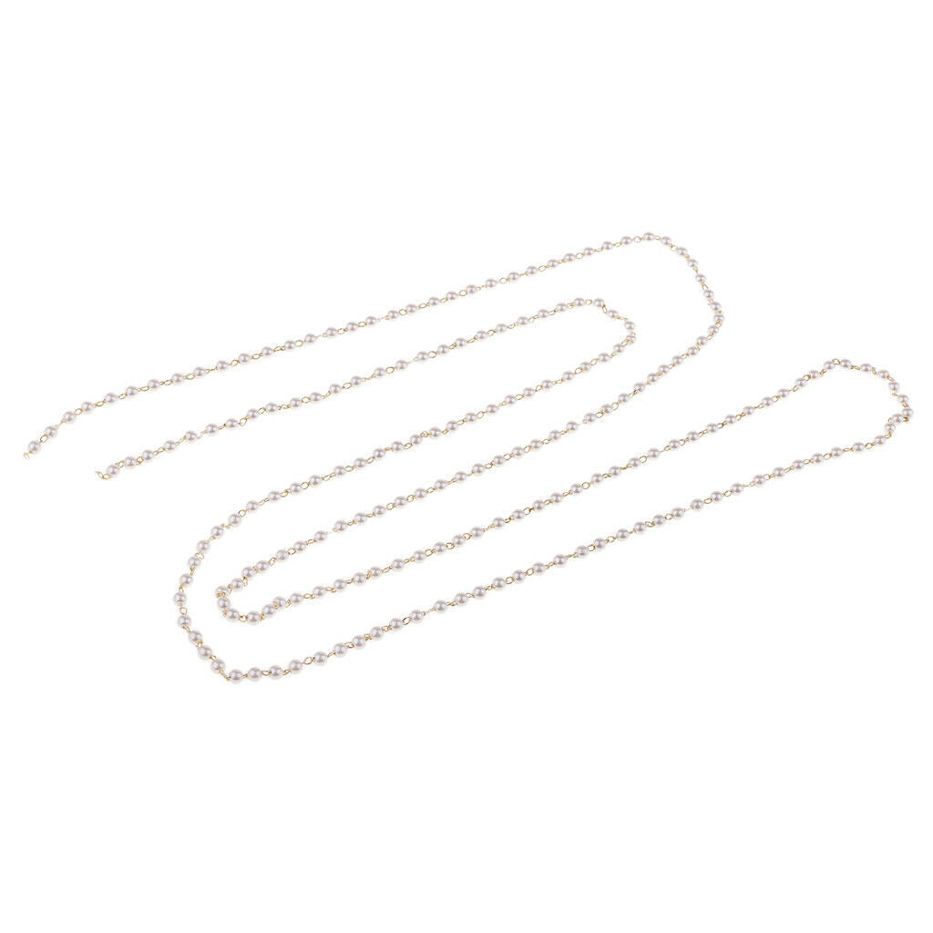 1 meter 3mm bead ribbon rhinestone ribbon to sew on for jewelry craft bag