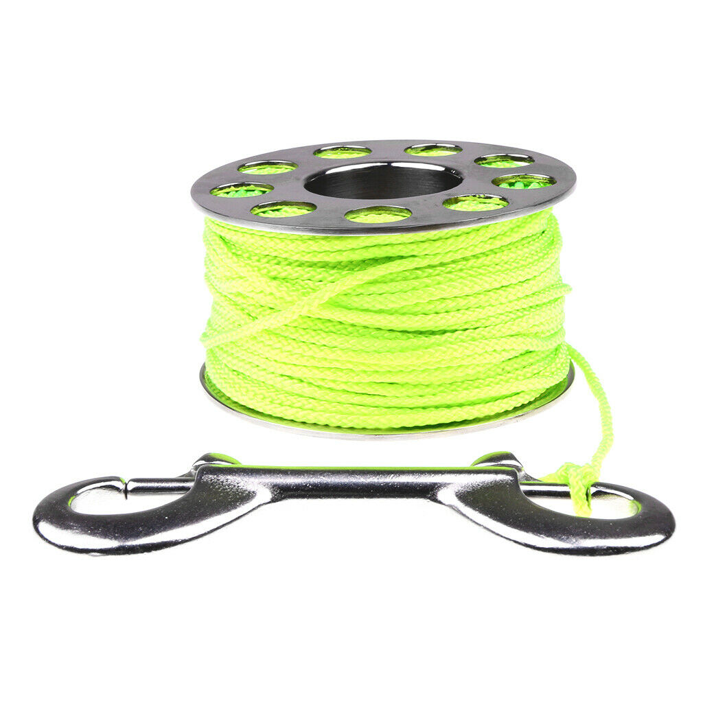 31m Scuba Dive Spool Finger Diving Reel + Underwater Writing Slate With Clip