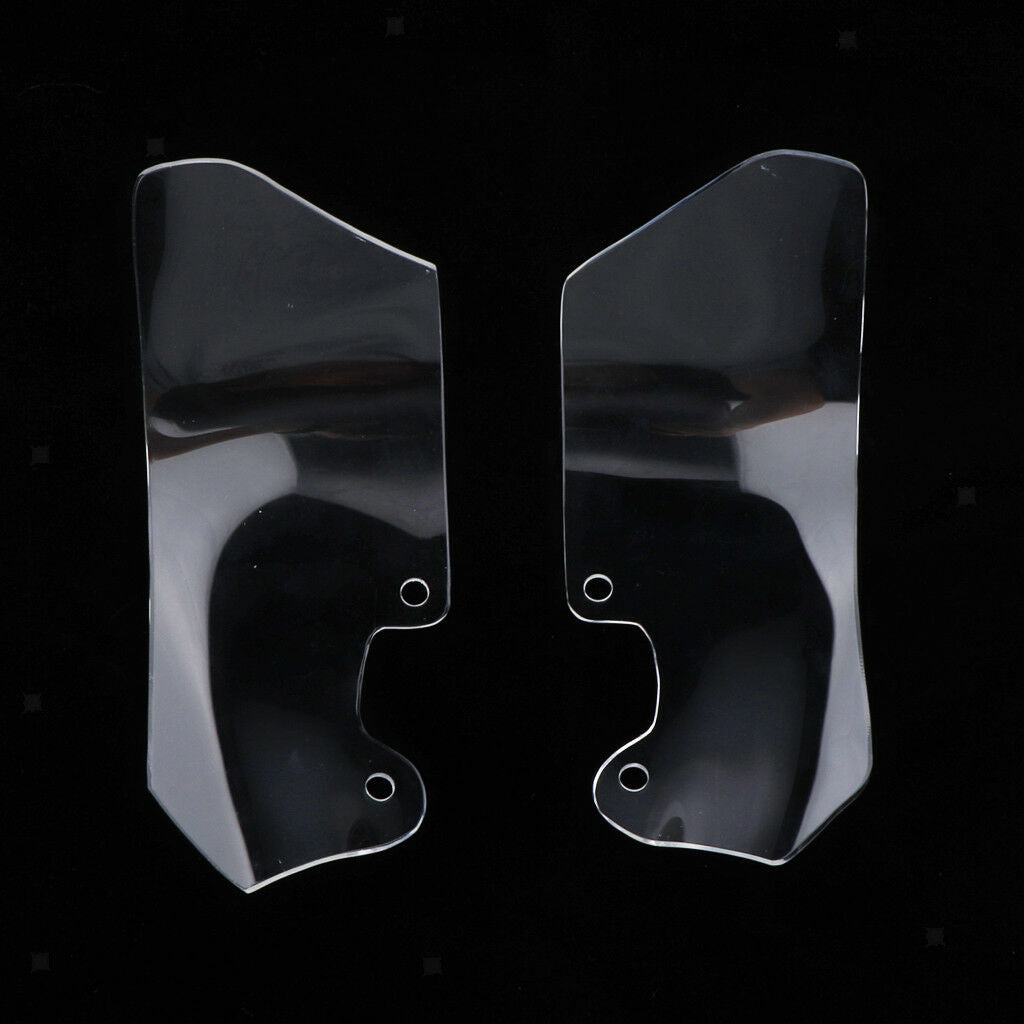 1 Pair Motorcycle Windshield Air Wind Deflectors for BMW R1200GS Clear