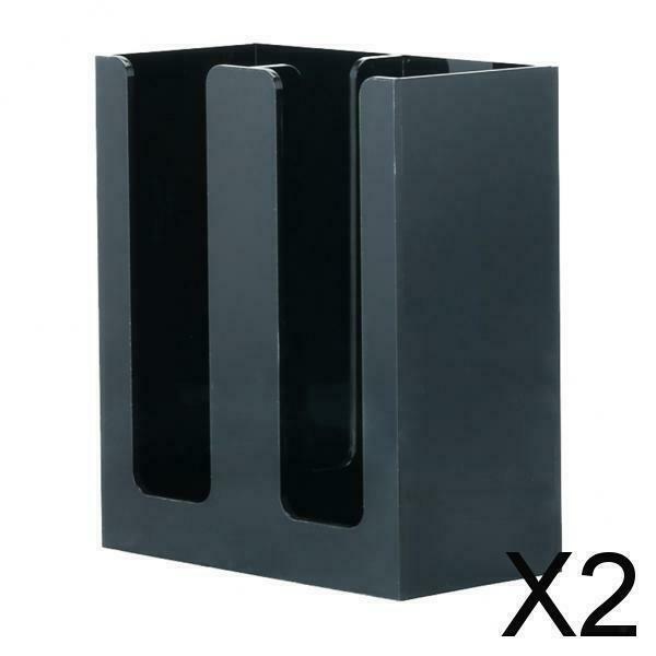 2X Upright Coffee Cup and Lid Organizer Holder Paper Cup Dispenser for Cafe
