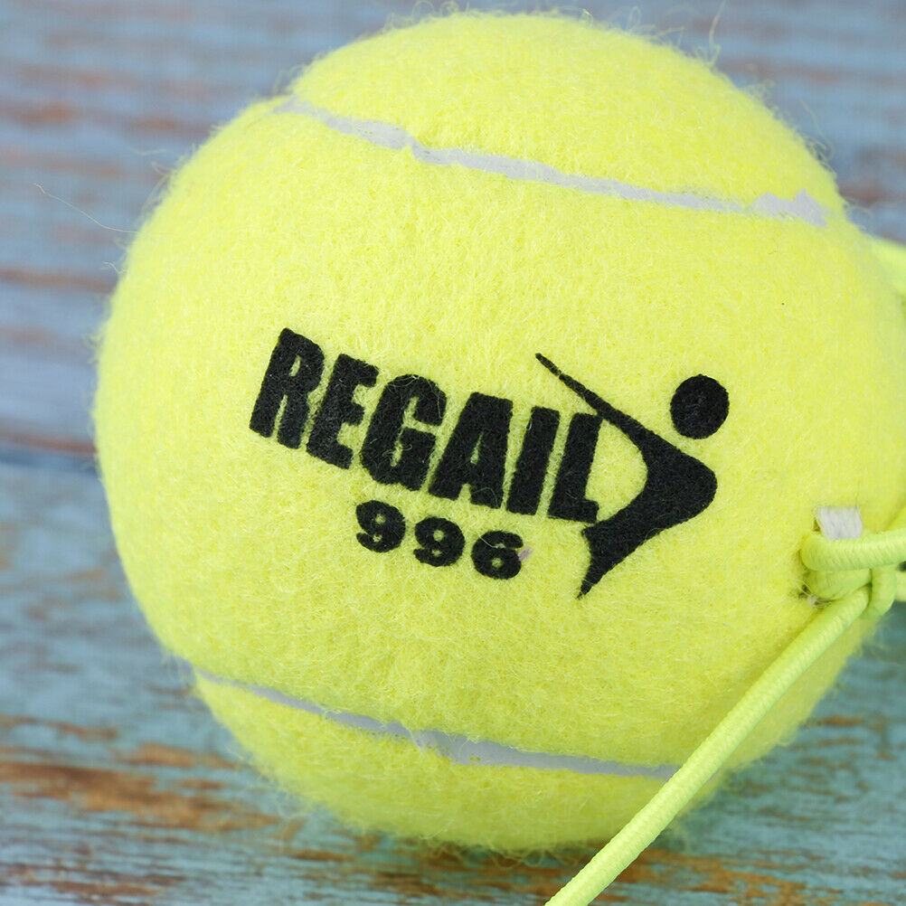 Elastic Rubber Band Tennis Ball Single Practice Training Belt Line Cord Tool WF