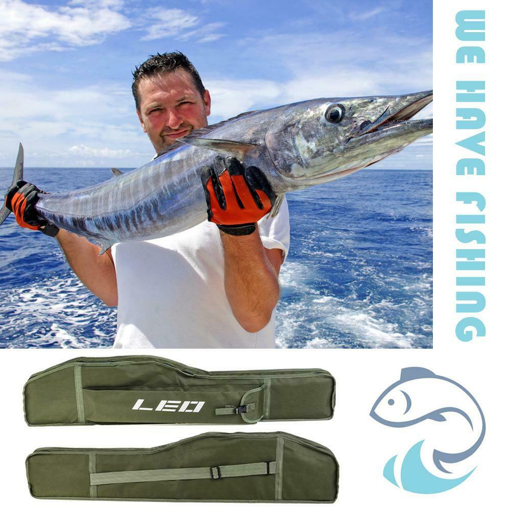 1pc 1.2m Foldable Portable Single Layer Big Belly Fishing Rod Storage Pack @