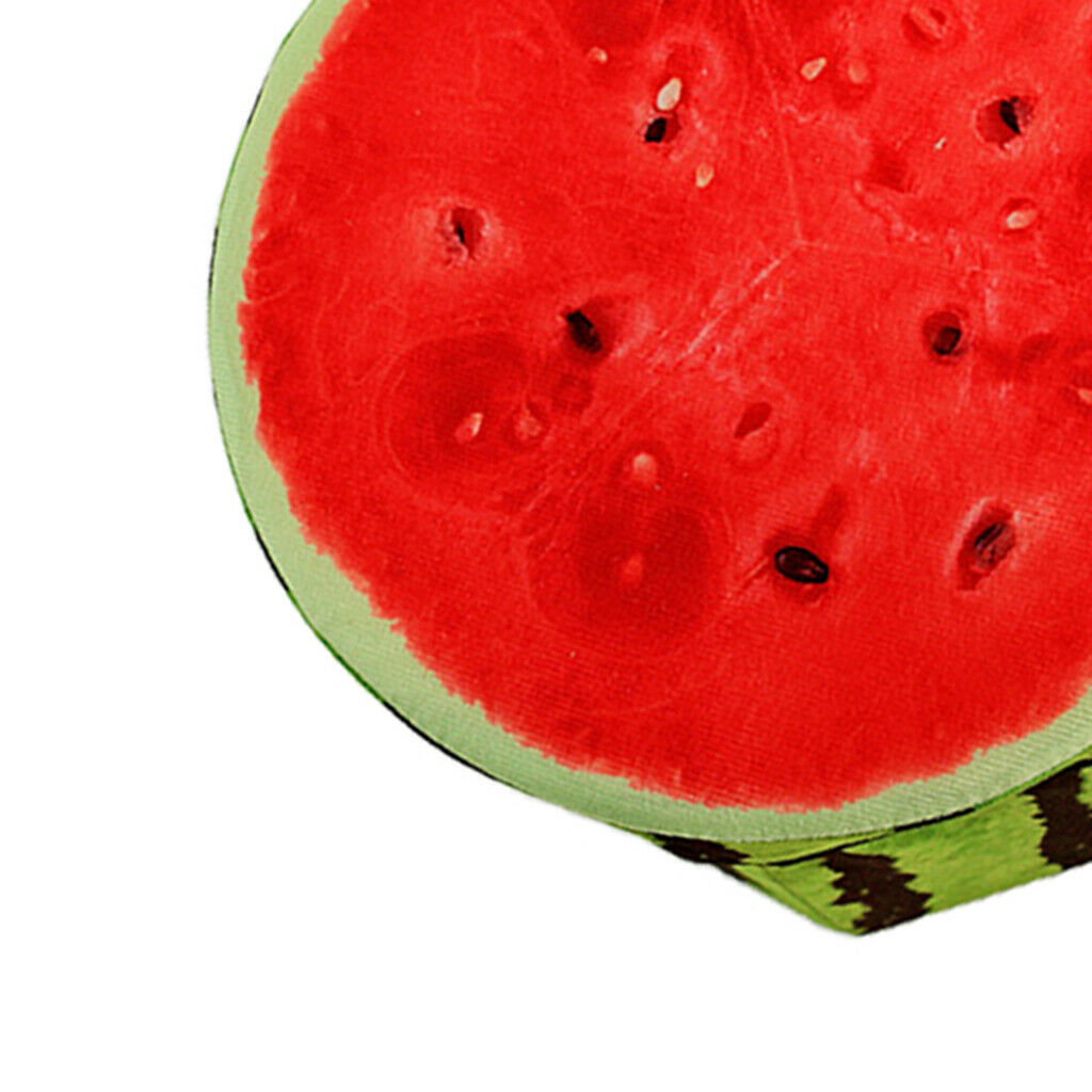 Cartoon Fruits Foldable Collapsible Storage Stool  Footrest Stool Watermelon