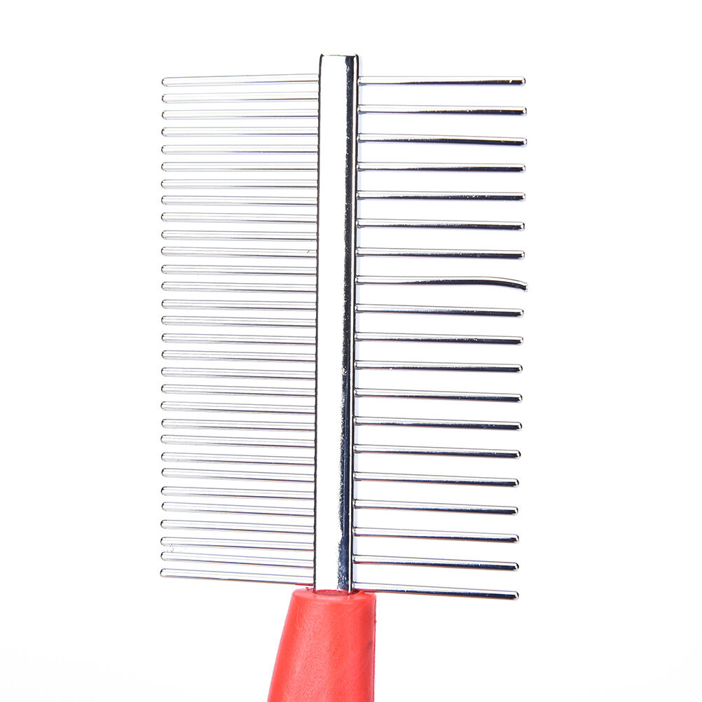 Grooming Pet Hair Grooming Two-sized Dense Comb Tooth Slicker Brush For Dogs  DD