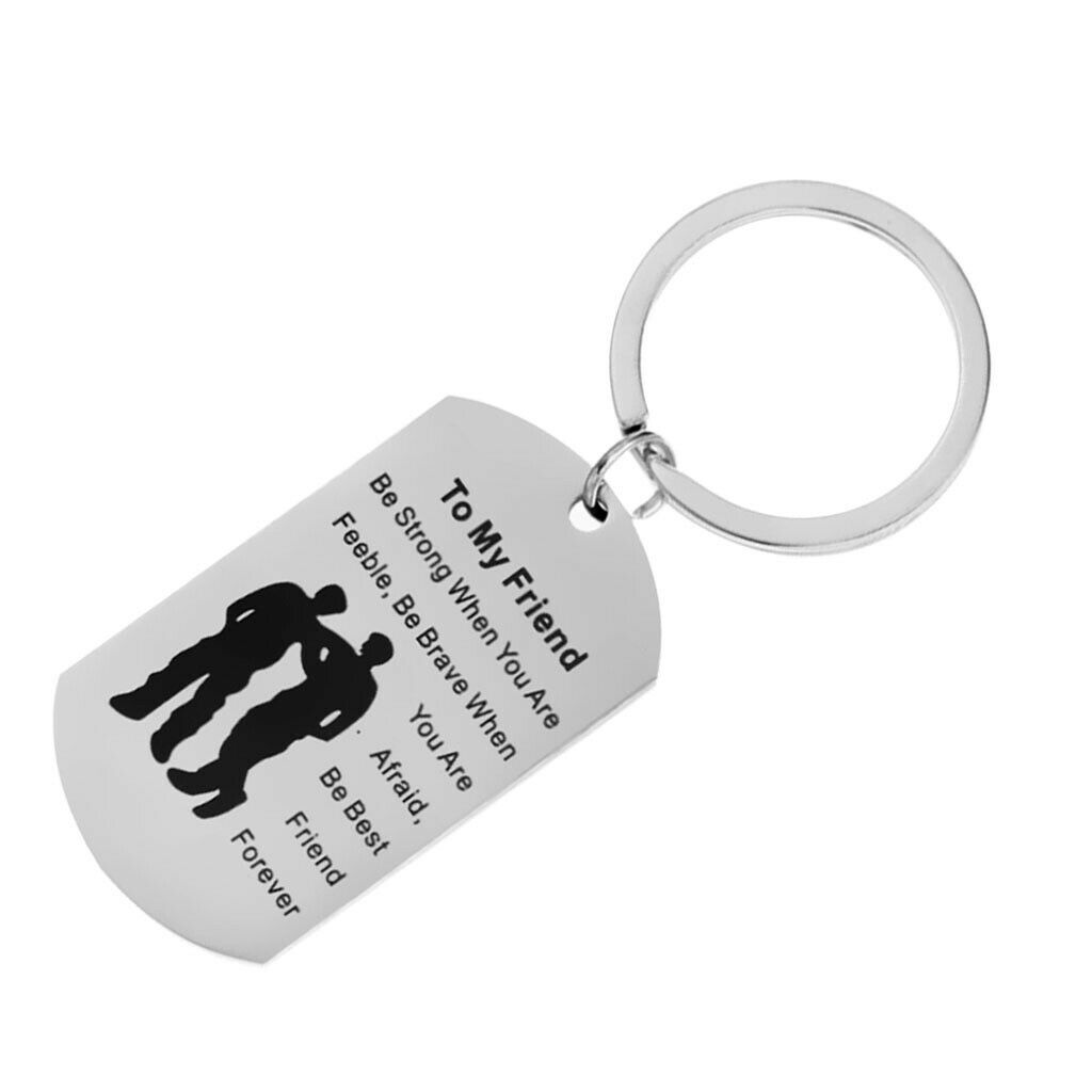 Inspirational Keychain Graduation Gifts for Friends Stainless Steel Key