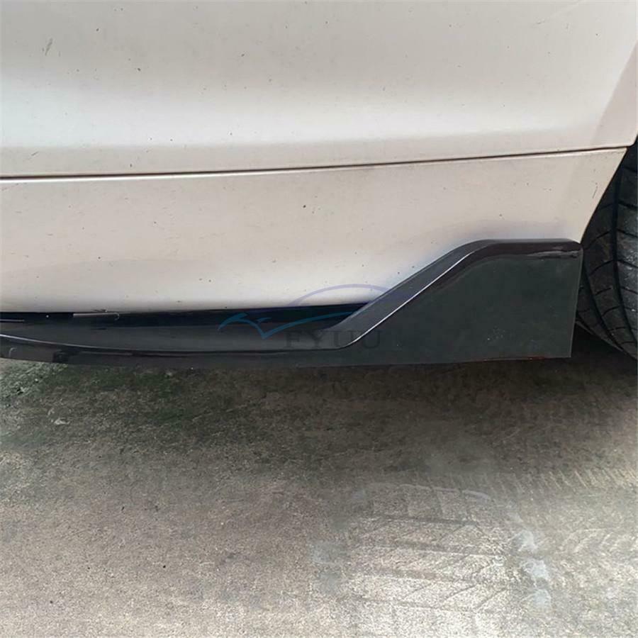 Car Carbon Fiber Bumper Spoiler Winglet Anti-collision Wings Rear Lip Diffuser