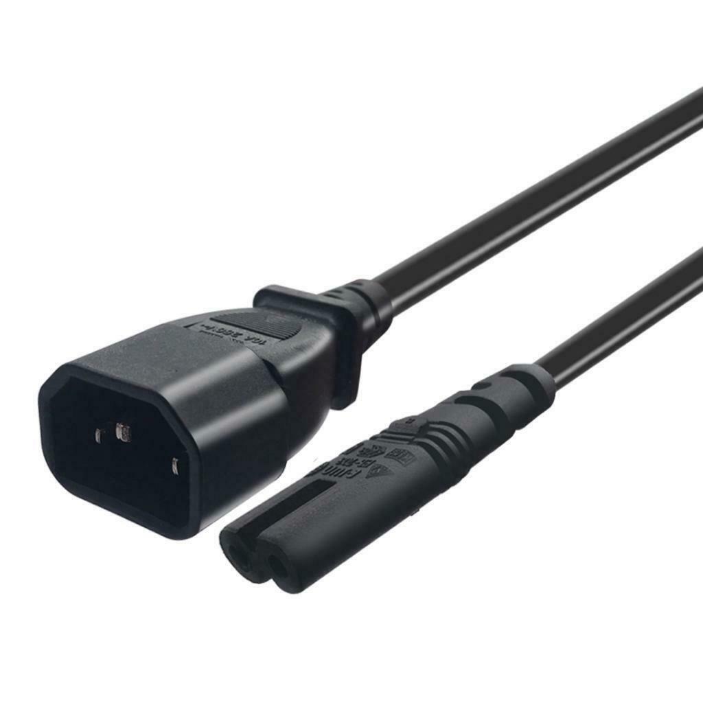 60cm 110~250V IEC 320 C14 to C7 AC Power Extension Cord for Monitor PDU UPS