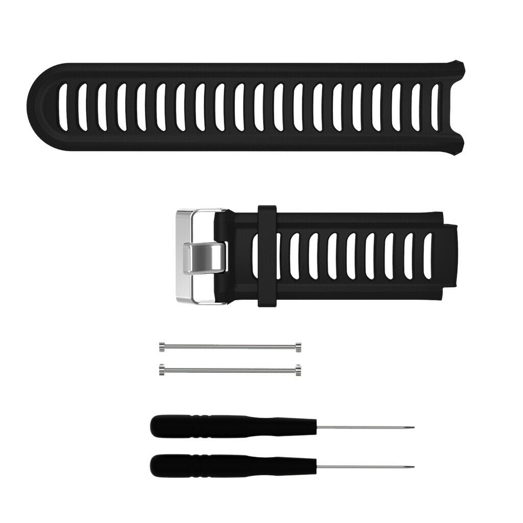 Replacement Bands Strap for   Forerunner 910XT Watch Black