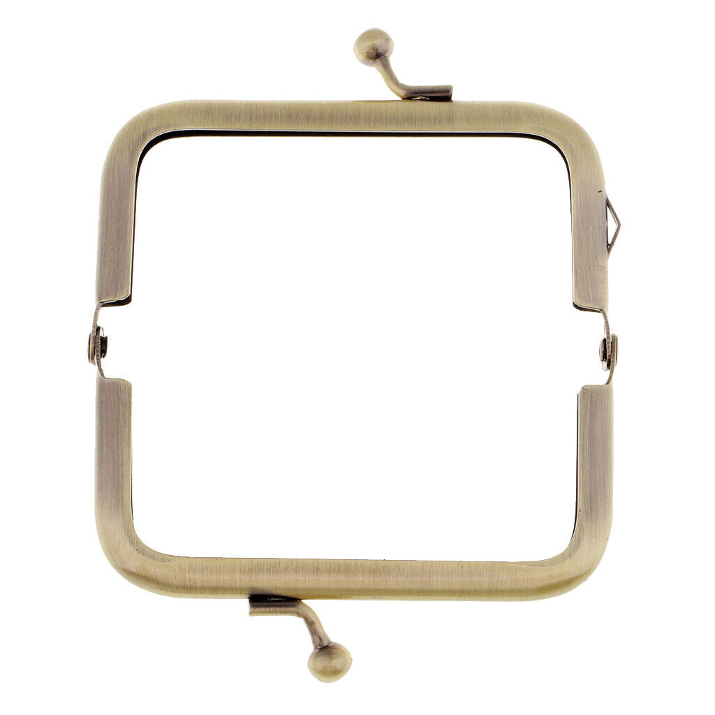 8.5cm/3.35" Bronze Retro Metal Purse Coin Bag Craft Frame Kiss Clasp Lock